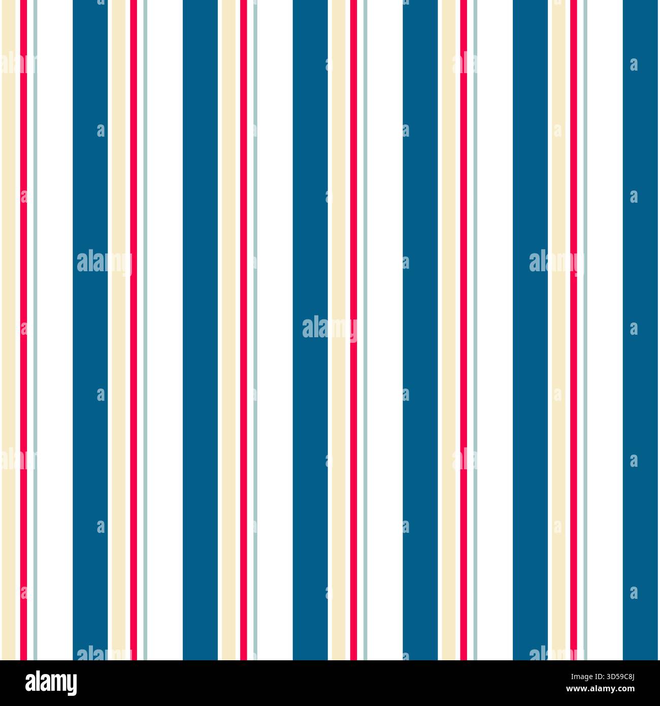 Stripes Vertical Seamless Pattern Design Stock Vector