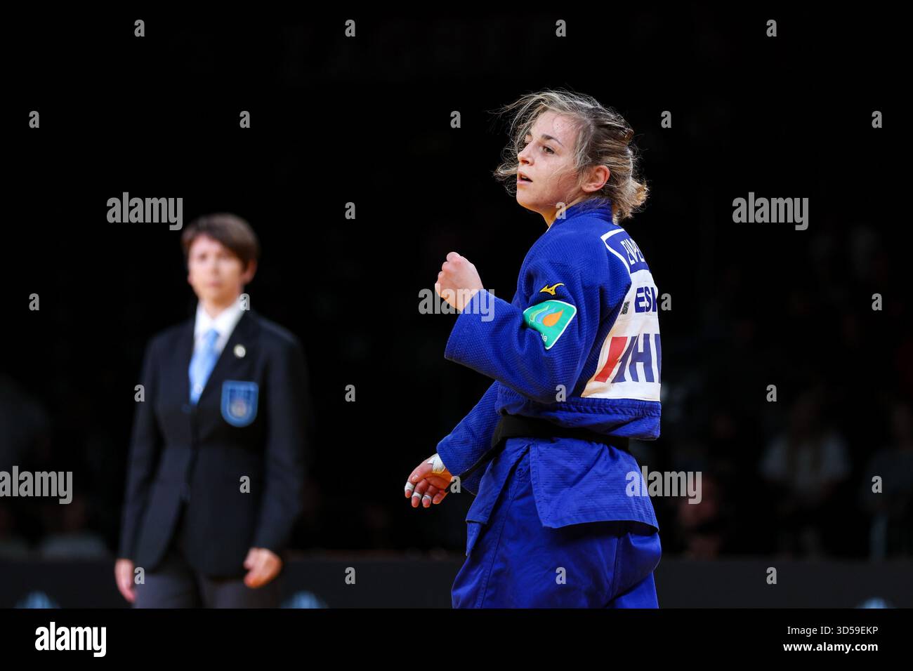 Eva Perez Soler of Spain celebrate after win against Laura Espadinha of ...