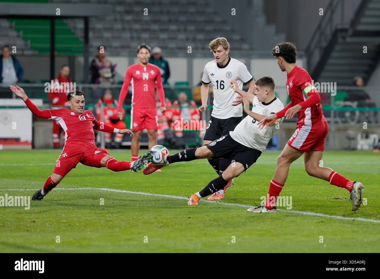 From left to right: Benjamin Hill (Malta, 19) and Nicolo Tresoldi ...