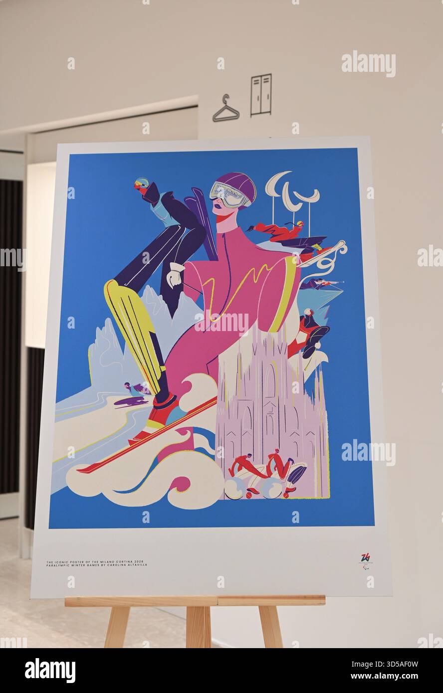 Milan, Italy. Fondazione Milano Cortina and Triennale Torchlight and ...