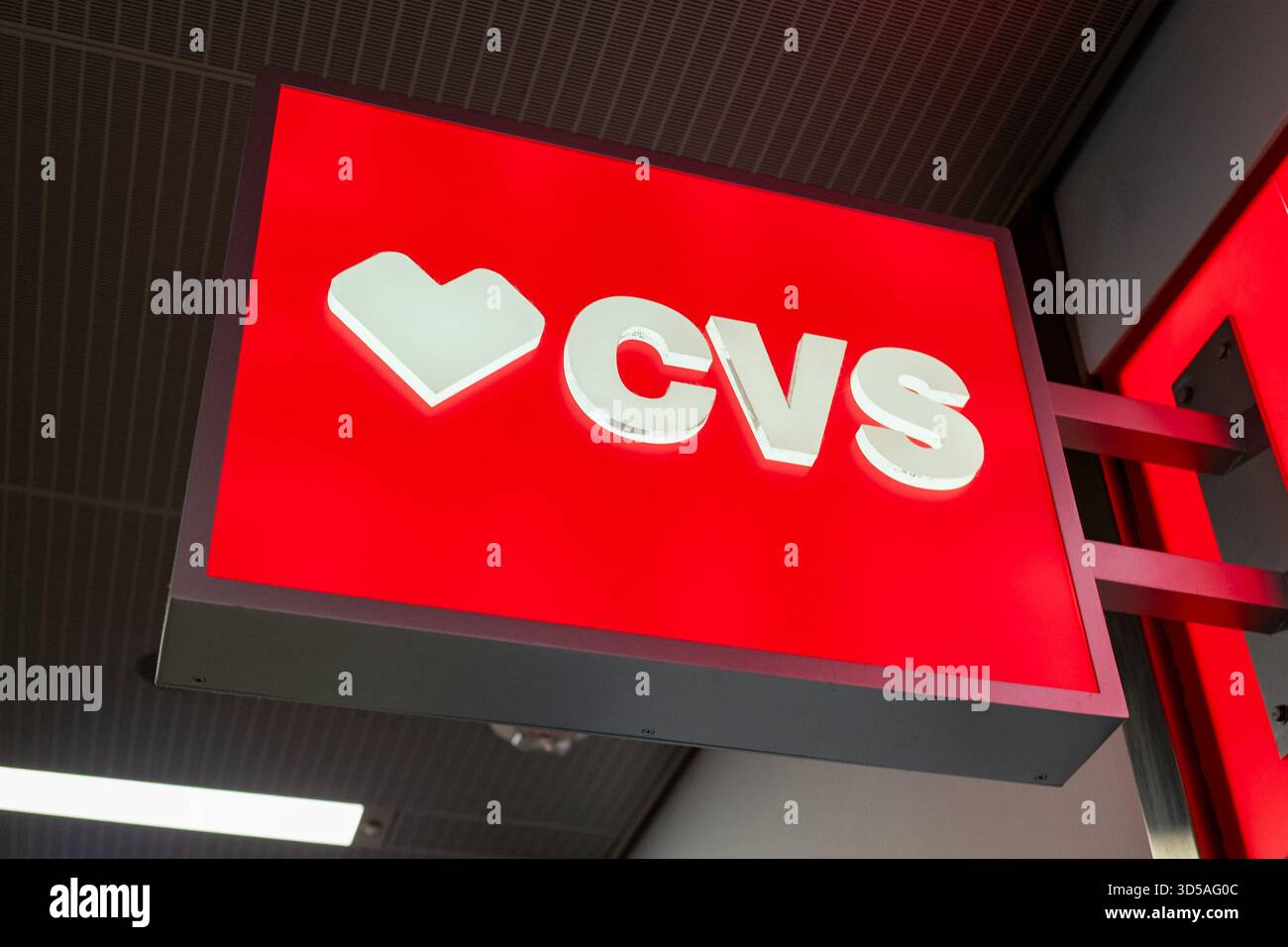 Illuminated CVS Pharmacy sign at Hartsfield-Jackson Atlanta ...