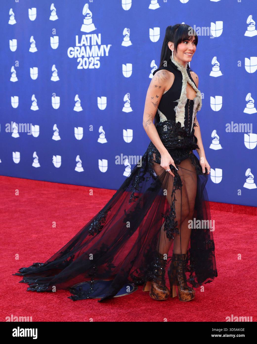 Aitana Ocaña Morales at arrivals for 26th Annual Latin Grammy Awards ...