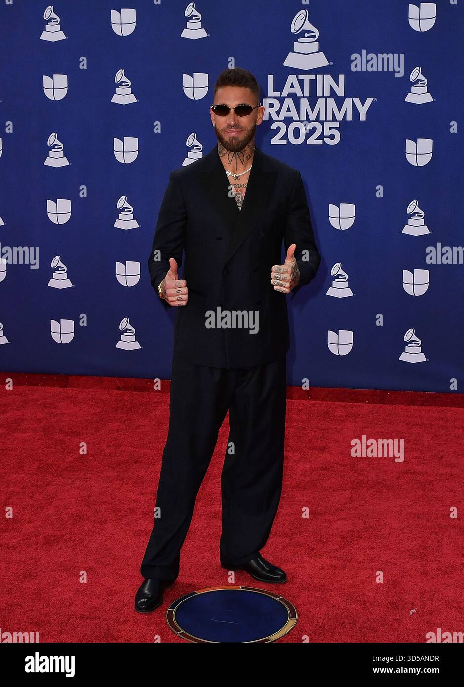 Sergio Ramos attends The 26th Annual Latin GRAMMY Awards at MGM Grand Garden Arena on November 13, 2025 in Las Vegas, Nevada. Photo: Casey Flanigan/imageSPACE/MediaPunch Stock Photo