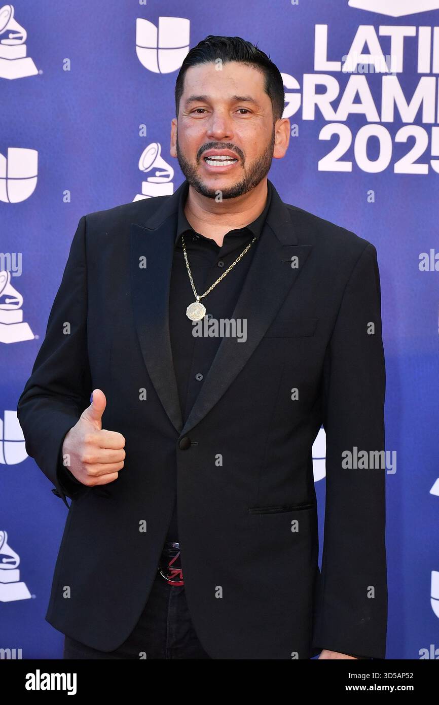 Luis Angel El Flaco attends The 26th Annual Latin GRAMMY Awards at MGM Grand Garden Arena on November 13, 2025 in Las Vegas, Nevada. Photo: Casey Flanigan/imageSPACE/MediaPunch Stock Photo