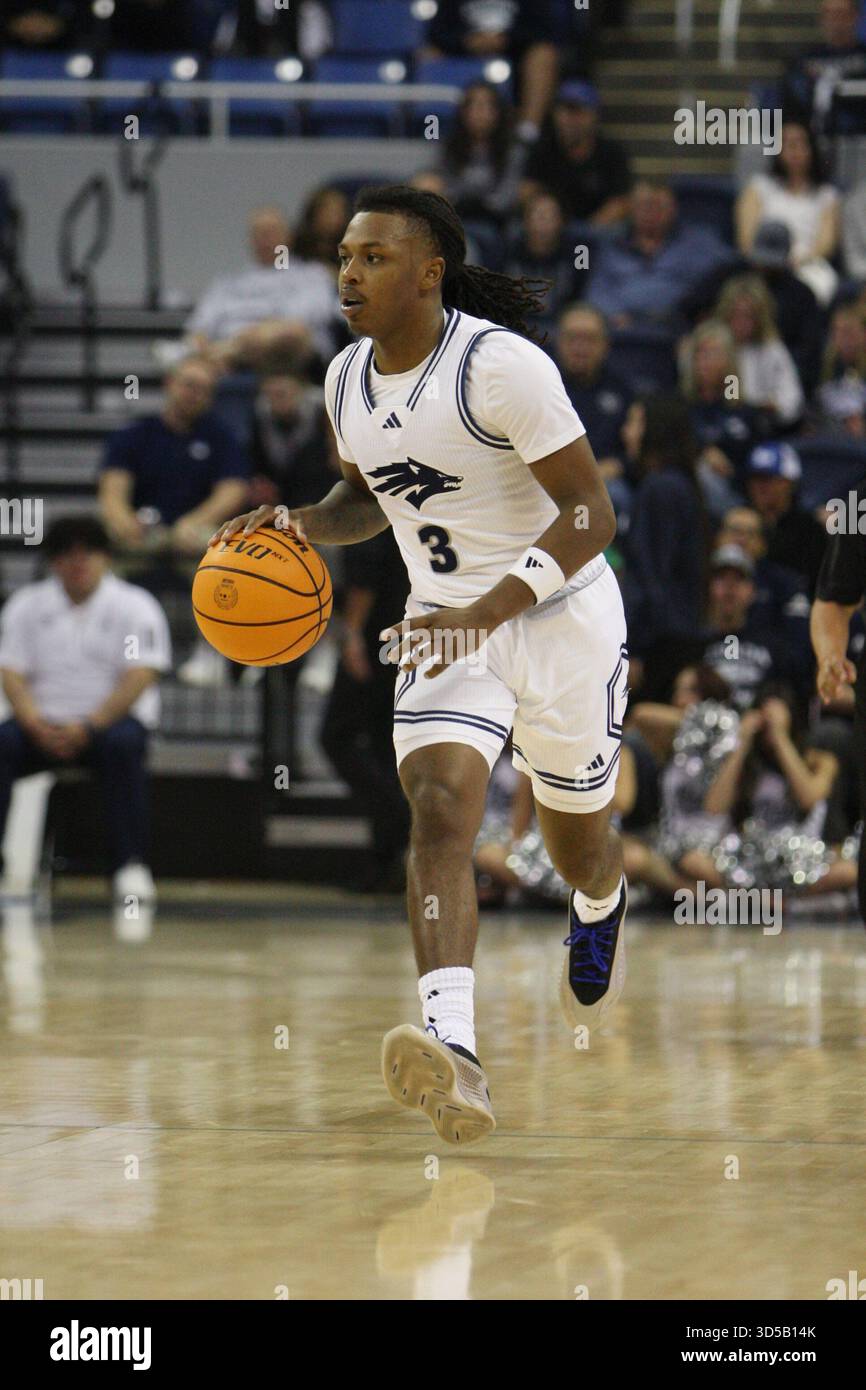 RENO, NV - NOVEMBER 12: Nevada guard Tyler Rolison (3) running the ...