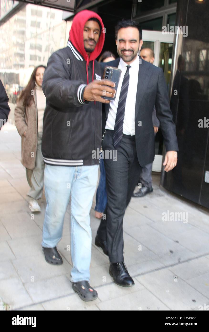 New York NY Nov14: Zohran Mamdani Mayor-elect leaving FOX Television Center in New York. November 14, 2025 Credit: RW/Mediapunch Credit: MediaPunch Inc/Alamy Live News Stock Photo