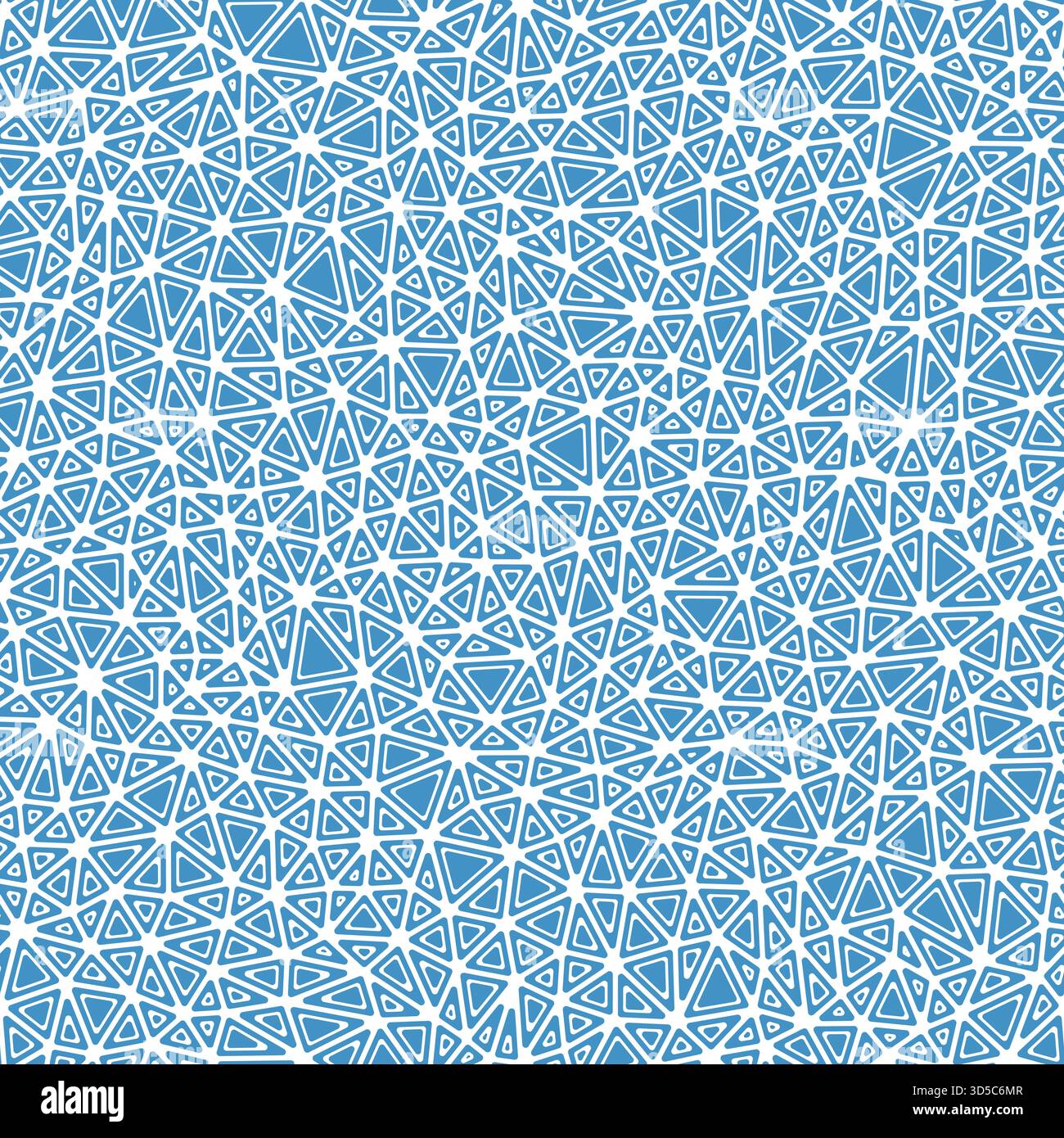 Pattern of triangle shapes. Rounded solid shapes in frames. Small triangle size. Solid Color style. Repeatable pattern. Amazing vector tiles. Stock Vector
