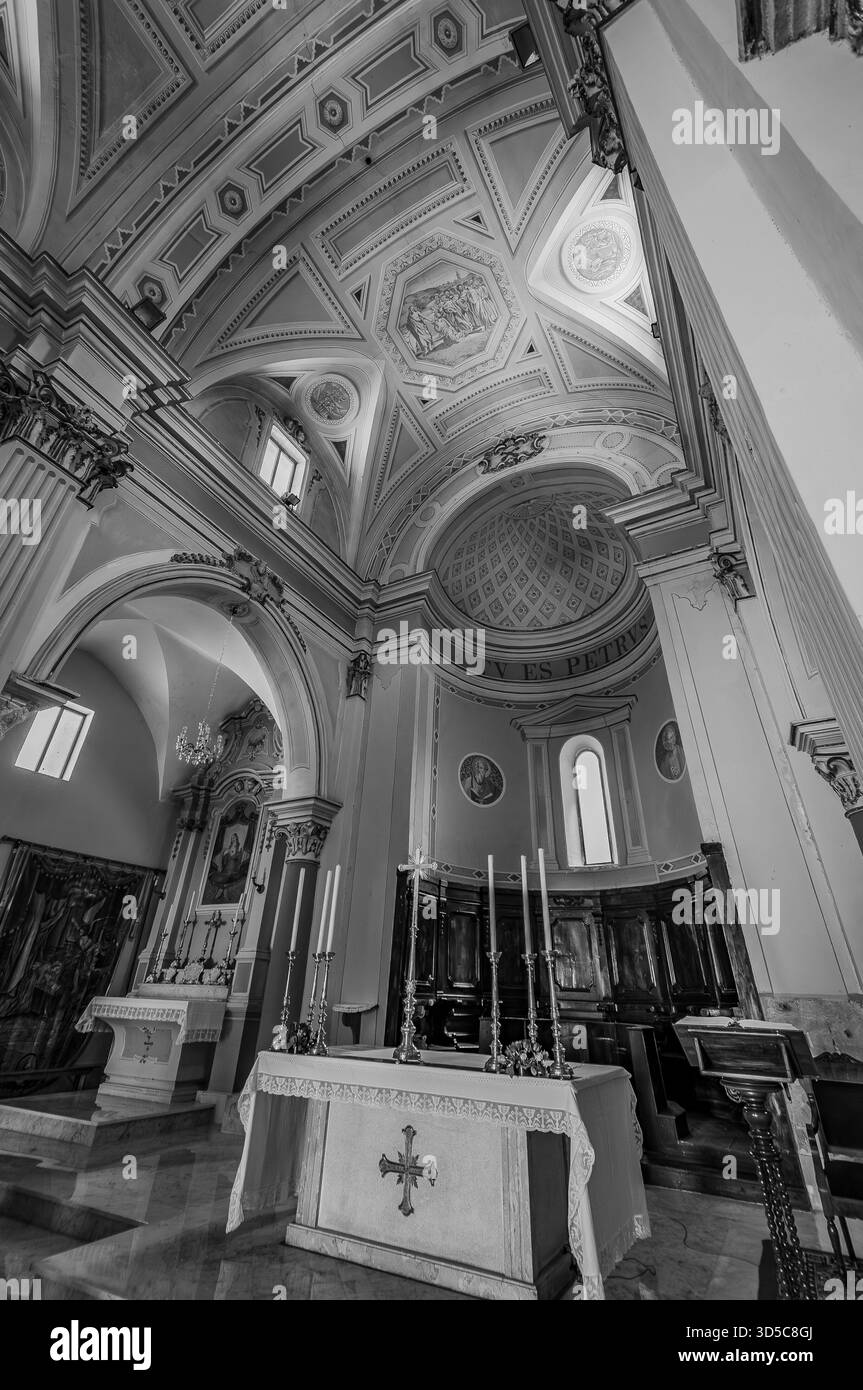 The Church of St. Peter the Apostle is located near the castle, in the highest part of the historic center. The first historical reference we have dat - Stock Image