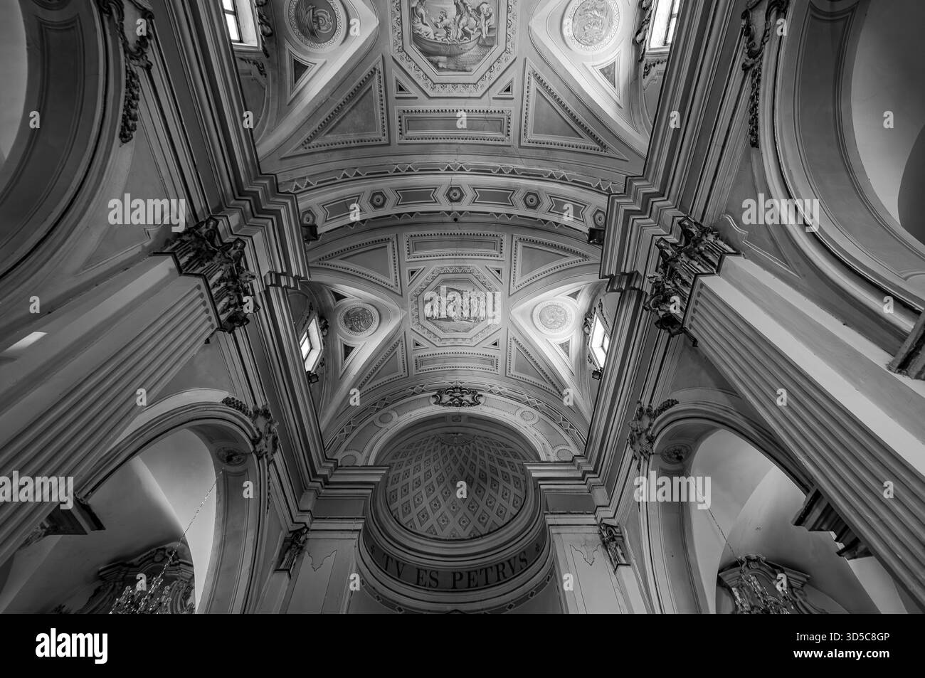 The Church of St. Peter the Apostle is located near the castle, in the highest part of the historic center. The first historical reference we have dat - Stock Image