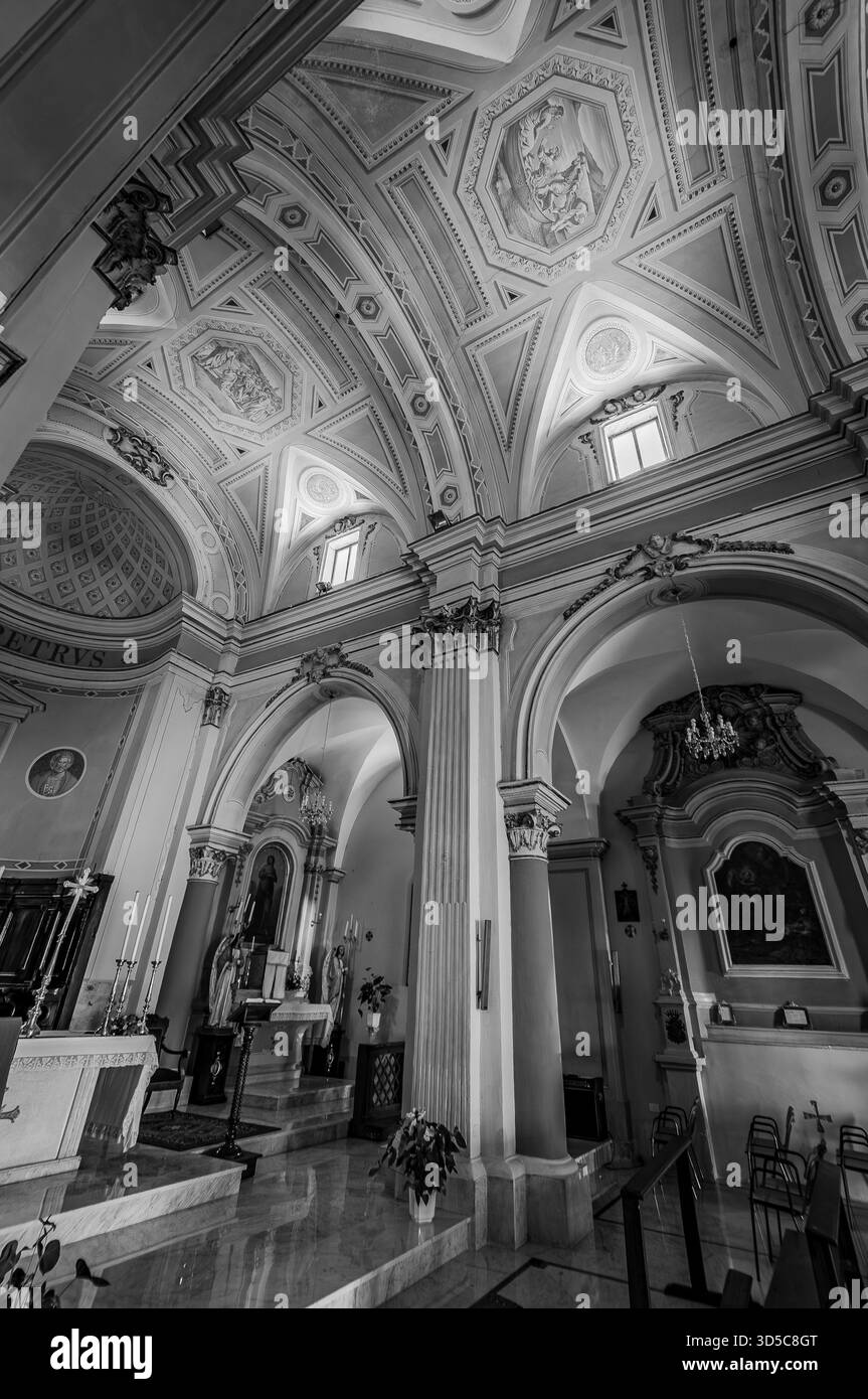 The Church of St. Peter the Apostle is located near the castle, in the highest part of the historic center. The first historical reference we have dat - Stock Image