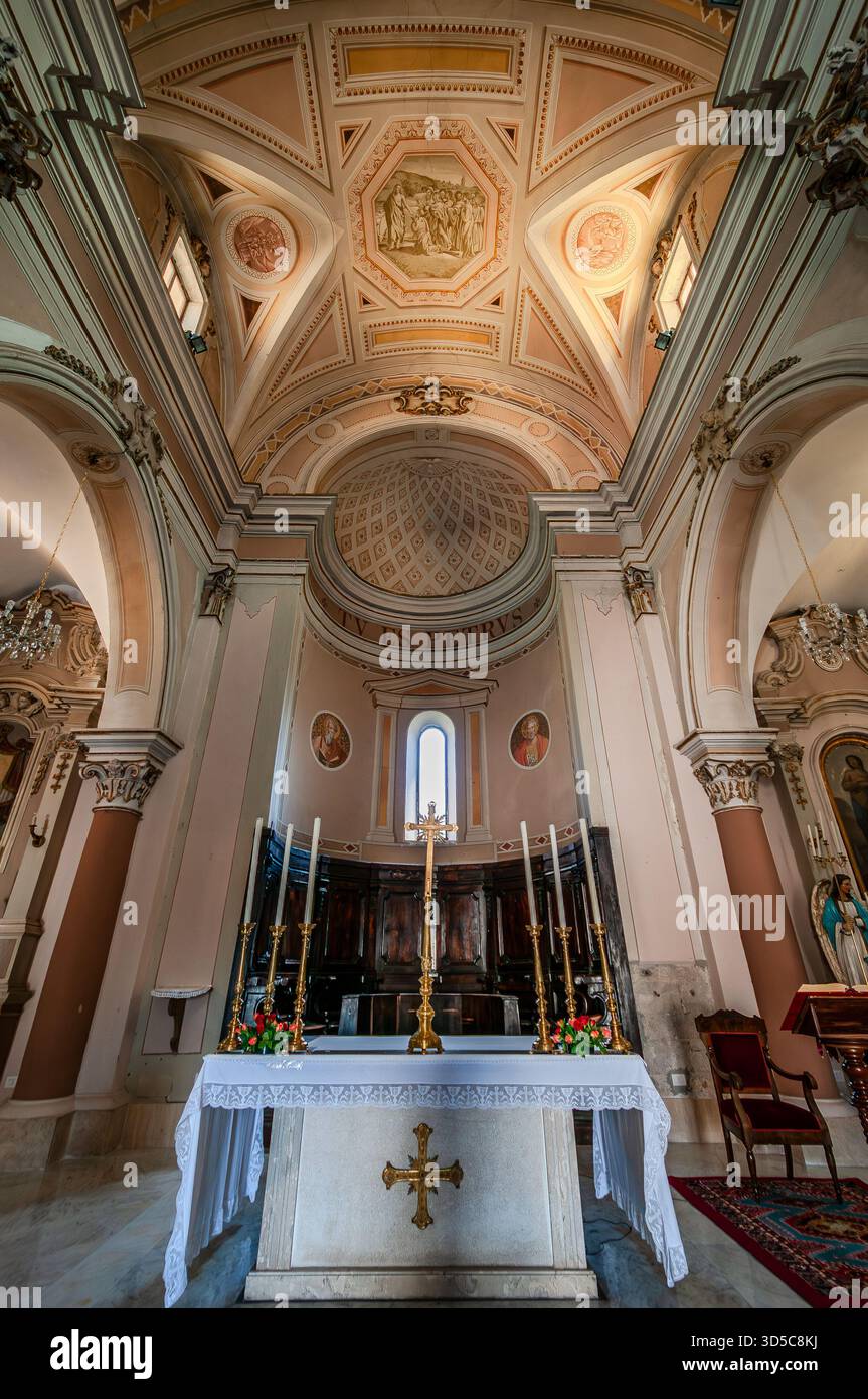 The Church of St. Peter the Apostle is located near the castle, in the highest part of the historic center. The first historical reference we have dat - Stock Image