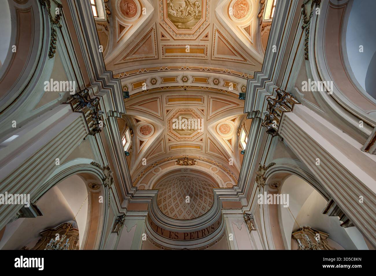 The Church of St. Peter the Apostle is located near the castle, in the highest part of the historic center. The first historical reference we have dat - Stock Image