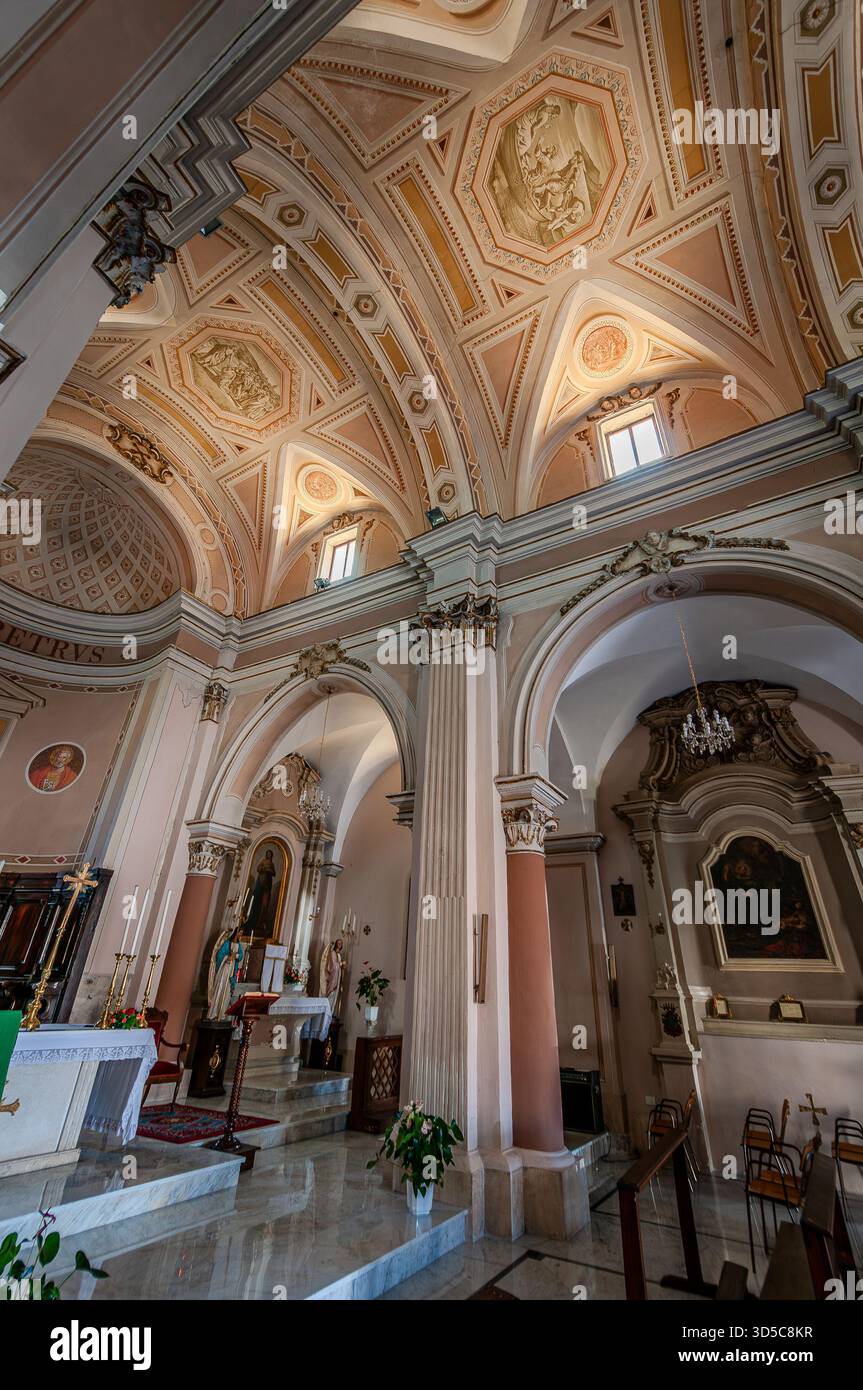 The Church of St. Peter the Apostle is located near the castle, in the highest part of the historic center. The first historical reference we have dat - Stock Image