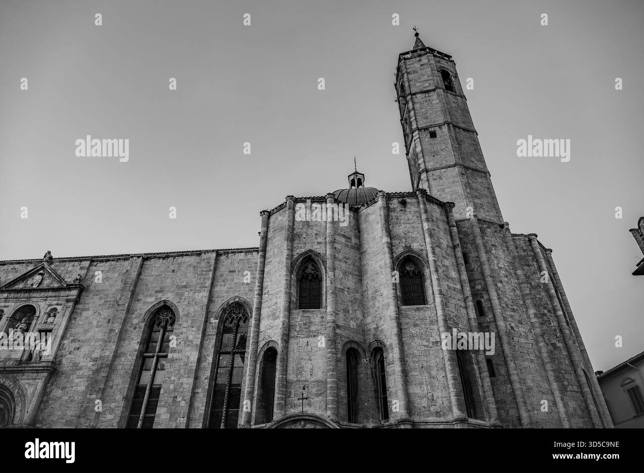 The church of San Francesco in Ascoli Piceno is considered one of the best Italian works of Franciscan architecture and the most representative Franci - Stock Image