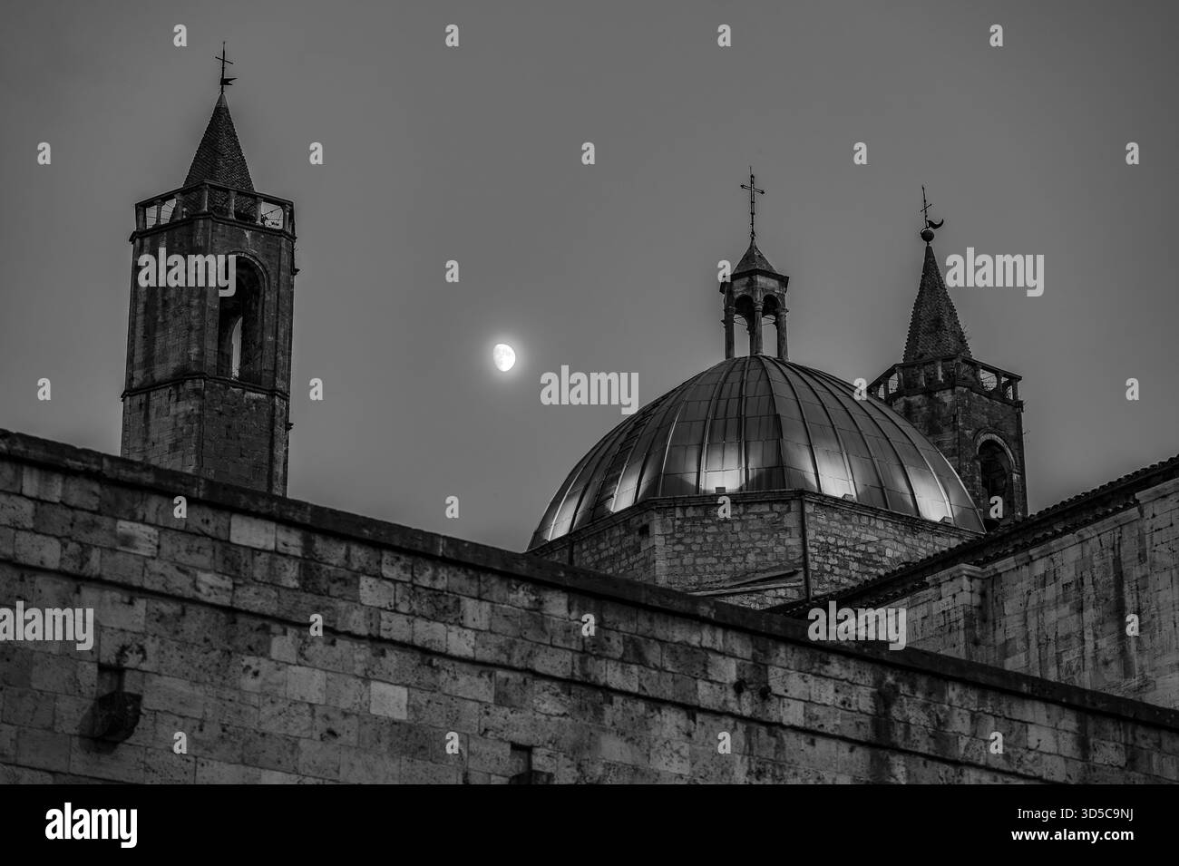 The church of San Francesco in Ascoli Piceno is considered one of the best Italian works of Franciscan architecture and the most representative Franci - Stock Image