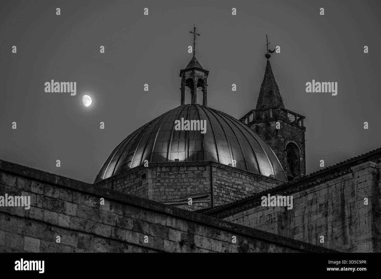 The church of San Francesco in Ascoli Piceno is considered one of the best Italian works of Franciscan architecture and the most representative Franci - Stock Image