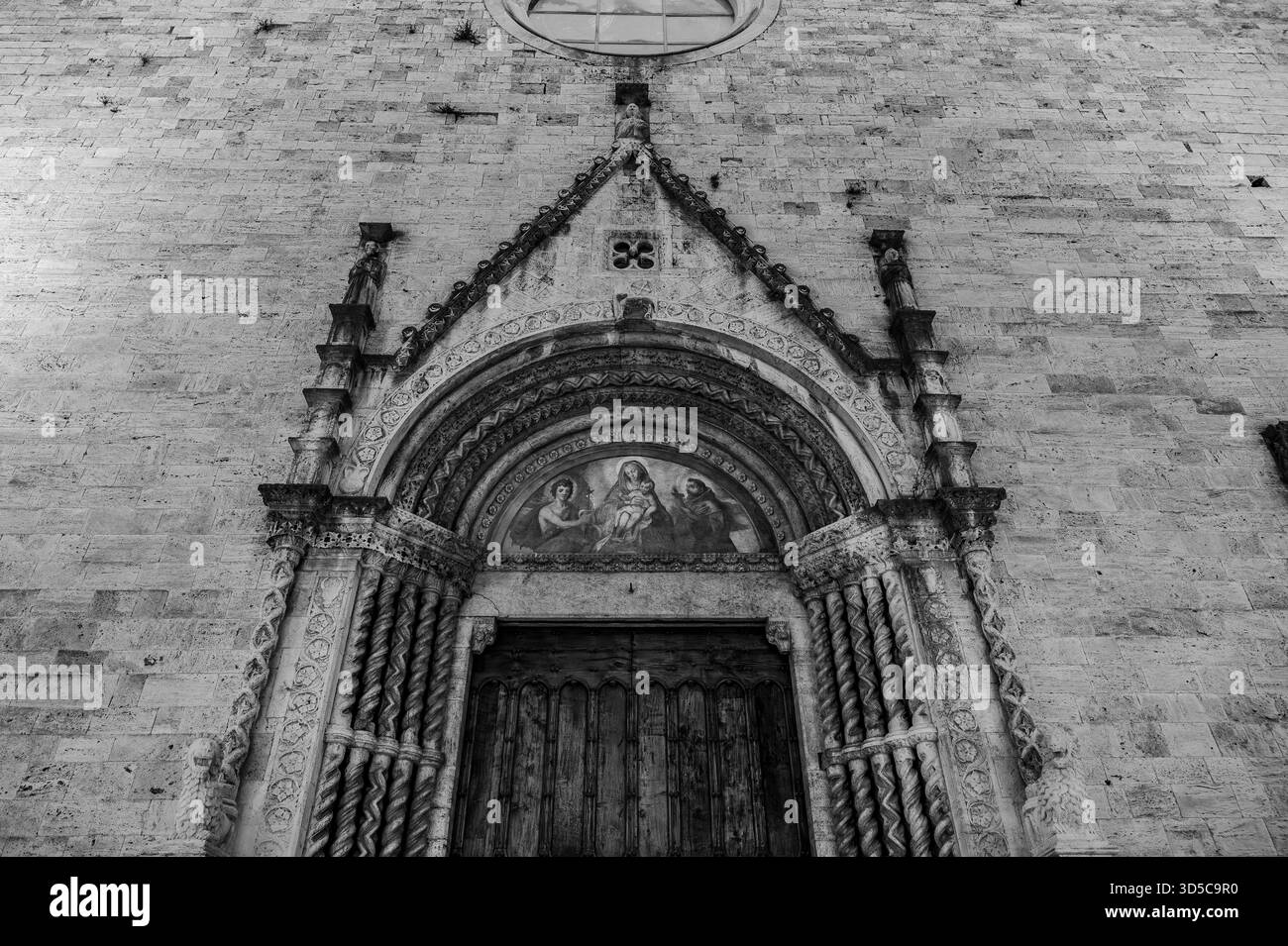 The church of San Francesco in Ascoli Piceno is considered one of the best Italian works of Franciscan architecture and the most representative Franci - Stock Image