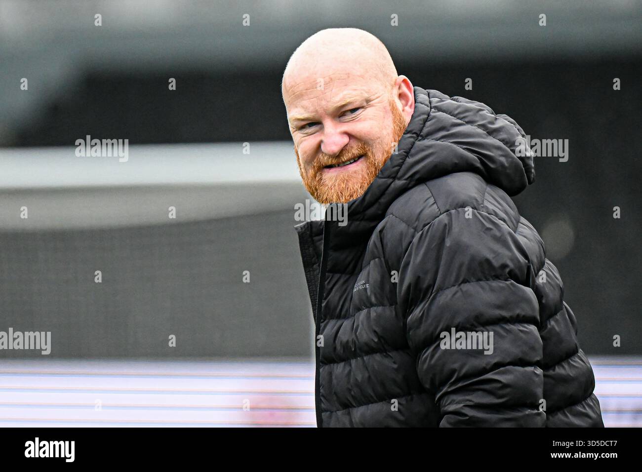 Manager Andy Whing (Manager Barrow) prior to the Sky Bet League 2 match ...