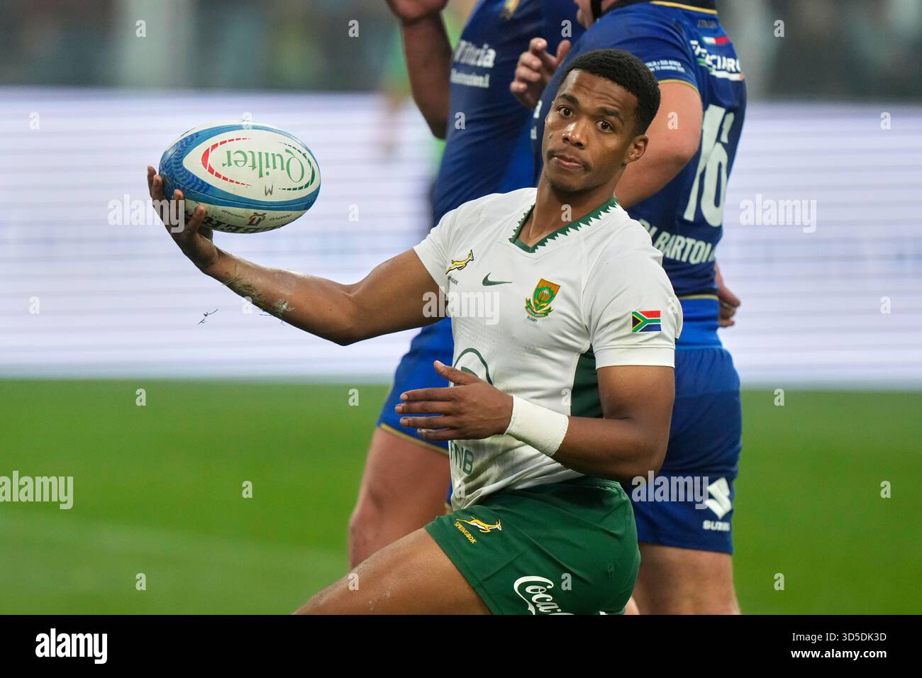 George Grant Rugby South Africa's Grant Williams reacts after scoring a try during the ...