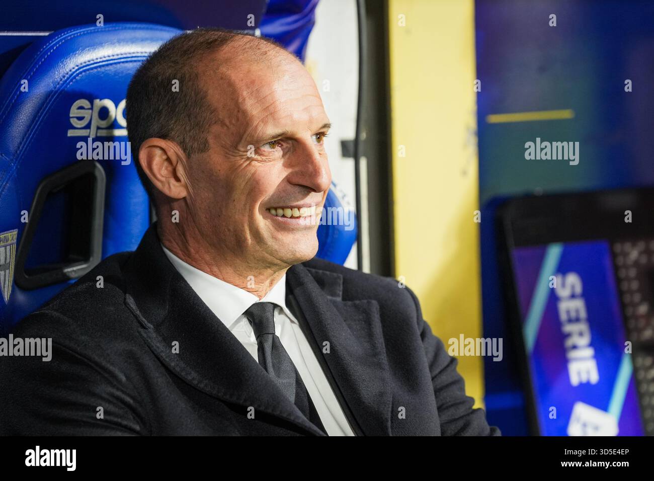 AC MilanÕs head coach Massimiliano Allegri looks on during the Serie A ...