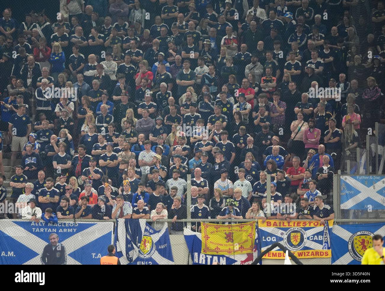 Scotland Fans In The Stands During The FIFA World Cup European scotland-fans-in-the-stands-during-the-fifa-world-cup-european