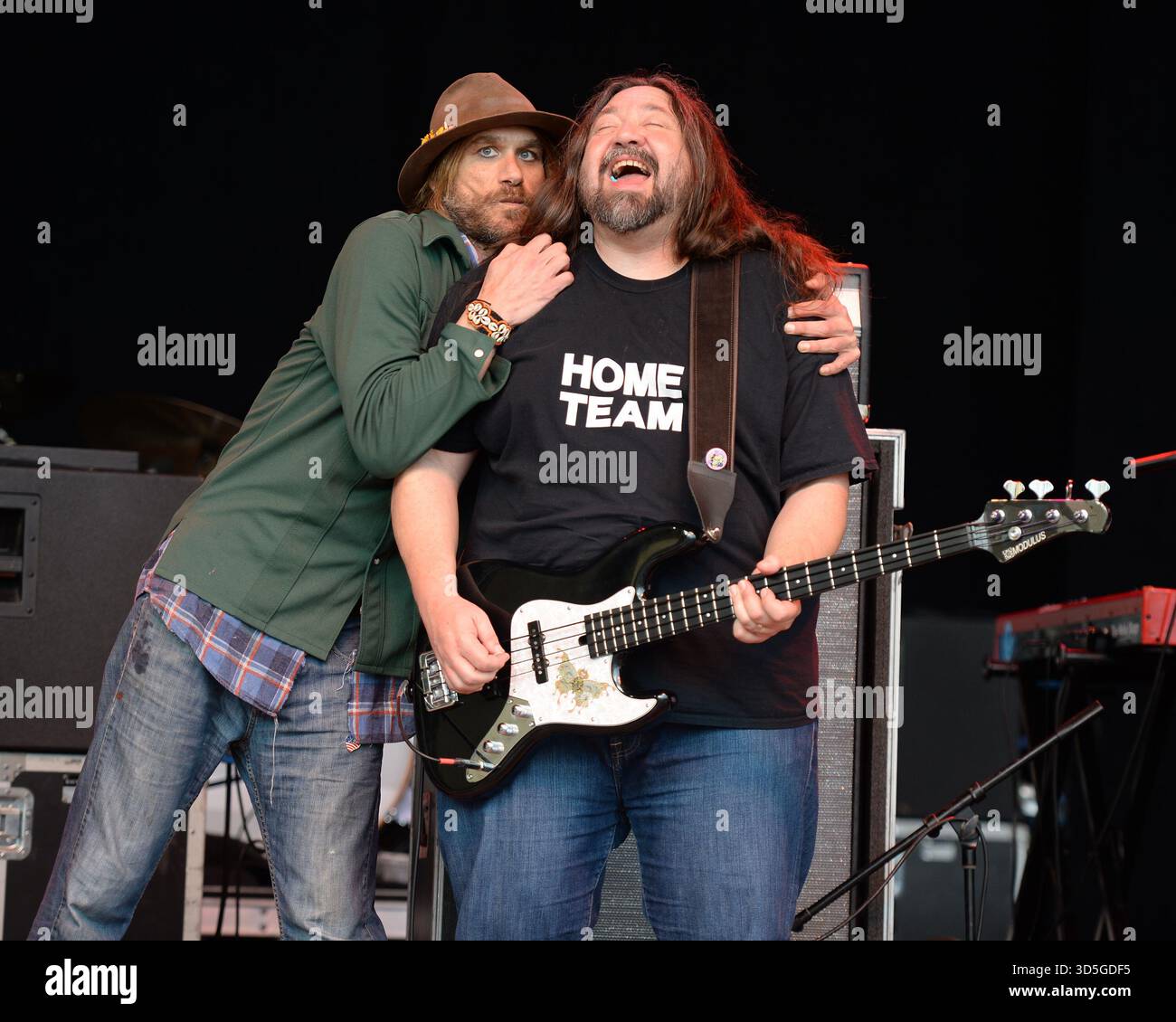 **FILE PHOTO** Todd Snider Has Passed Away. BOCA RATON, JANUARY - 17: Todd Snider and Dave Schools of Hard Working Americans perform during The Sunshine Music Festival at The Mizner Park Amphitheatre on January 17, 2016 in Boca Raton, Florida. Credit: mpi04/MediaPunch Stock Photo