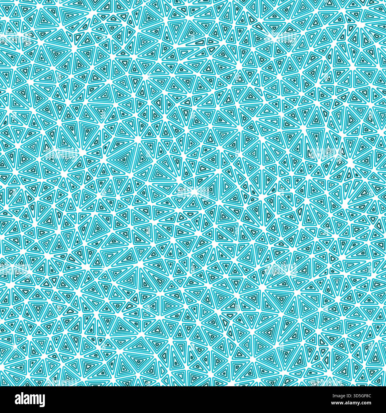 Minimalistic triangles background. Small shape size. Multiple repeated inner triangles. Single color tone style. Repeatable pattern. Stock Vector