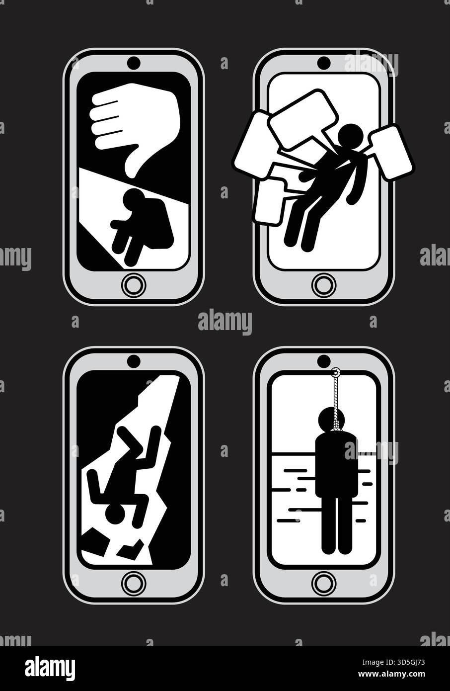 Online dependency Stock Vector Images - Alamy