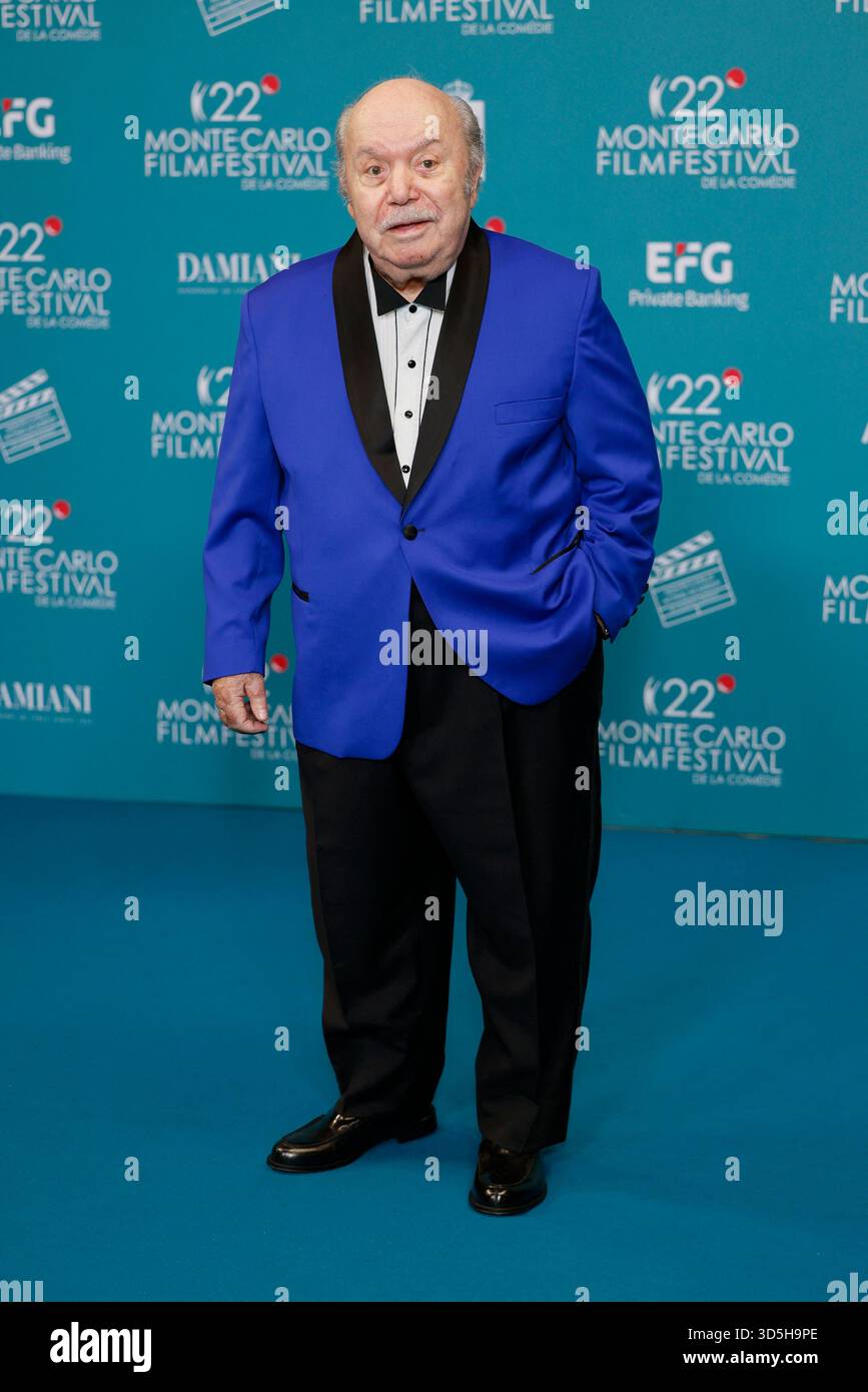 Lino Banfi attends the awards gala night held at Grimaldi Forum during 22nd Monte Carlo Film Festival on November 15, 2025 in Monte Carlo, Monaco. Photo by Marco Piovanotto/ABACAPRESS.COM Stock Photo