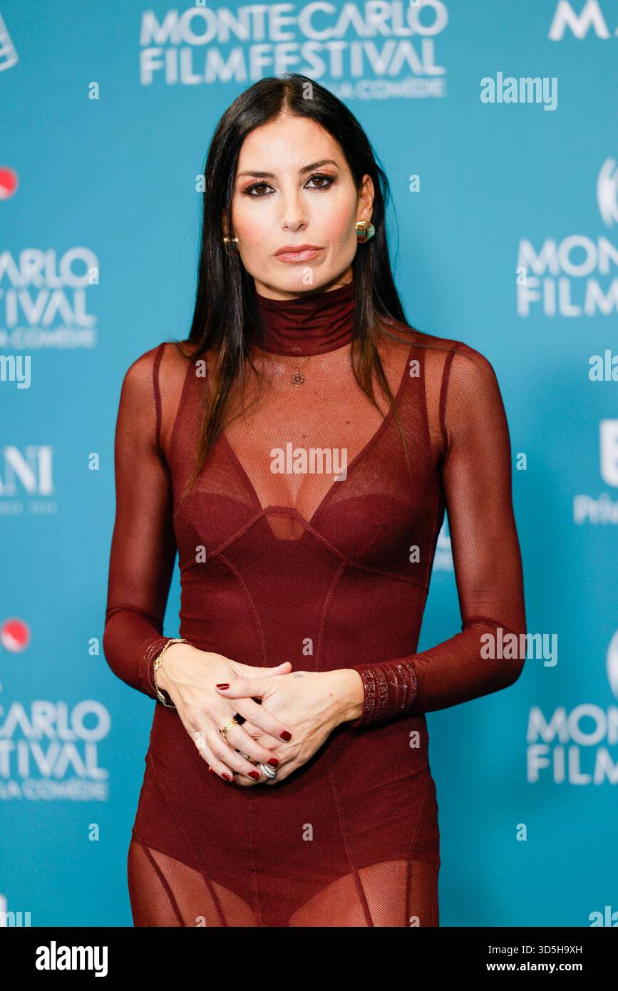 Monte Carlo, Monaco. 15th Nov, 2025. Elisabetta Gregoraci attend the awards gala night held at Grimaldi Forum during 22nd Monte Carlo Film Festival on November 15, 2025 in Monte Carlo, Monaco. Photo by Marco Piovanotto/ABACAPRESS.COM Credit: Abaca Press/Alamy Live News Stock Photo