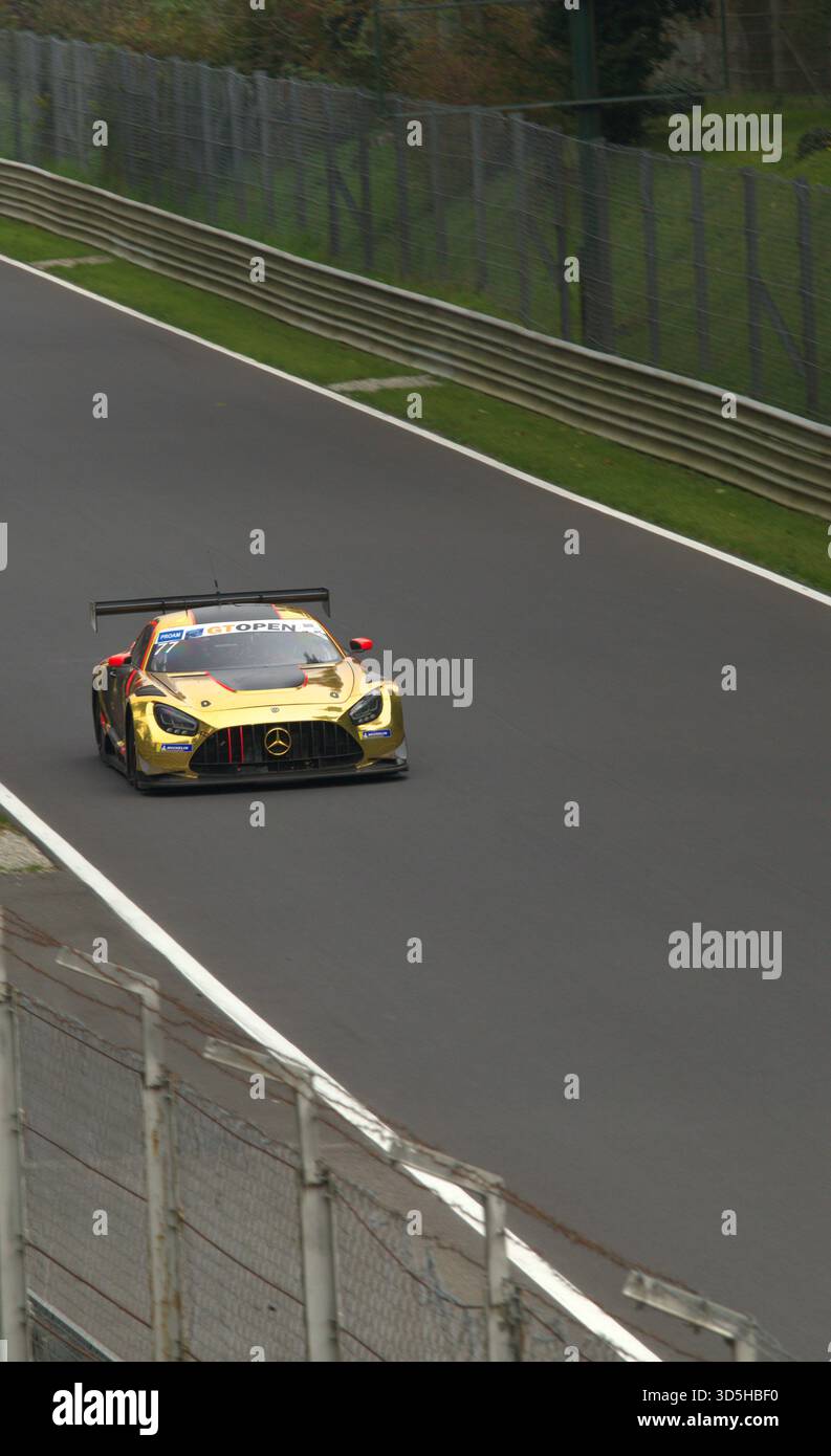Monza, 19/10/2025, GT Open 500. No. 77 BDR Grupo Prom Mercedes-AMG GT3 ...