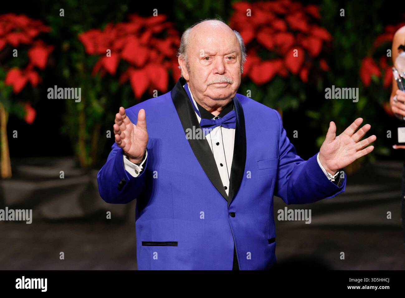 Monte Carlo, Monaco. 15th Nov, 2025. Lino Banfi wins the Legend Award during the awards gala night held at Grimaldi Forum during 22nd Monte Carlo Film Festival on November 15, 2025 in Monte Carlo, Monaco. Photo Marco Piovanotto/ABACAPRESS.COM Credit: Abaca Press/Alamy Live News Stock Photo