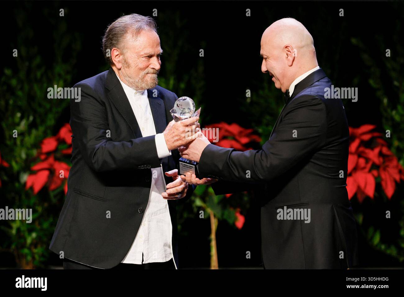 Monte Carlo, Monaco. 15th Nov, 2025. Franco Nero receives the Legend Award during the awards gala night held at Grimaldi Forum during 22nd Monte Carlo Film Festival on November 15, 2025 in Monte Carlo, Monaco. Photo Marco Piovanotto/ABACAPRESS.COM Credit: Abaca Press/Alamy Live News Stock Photo