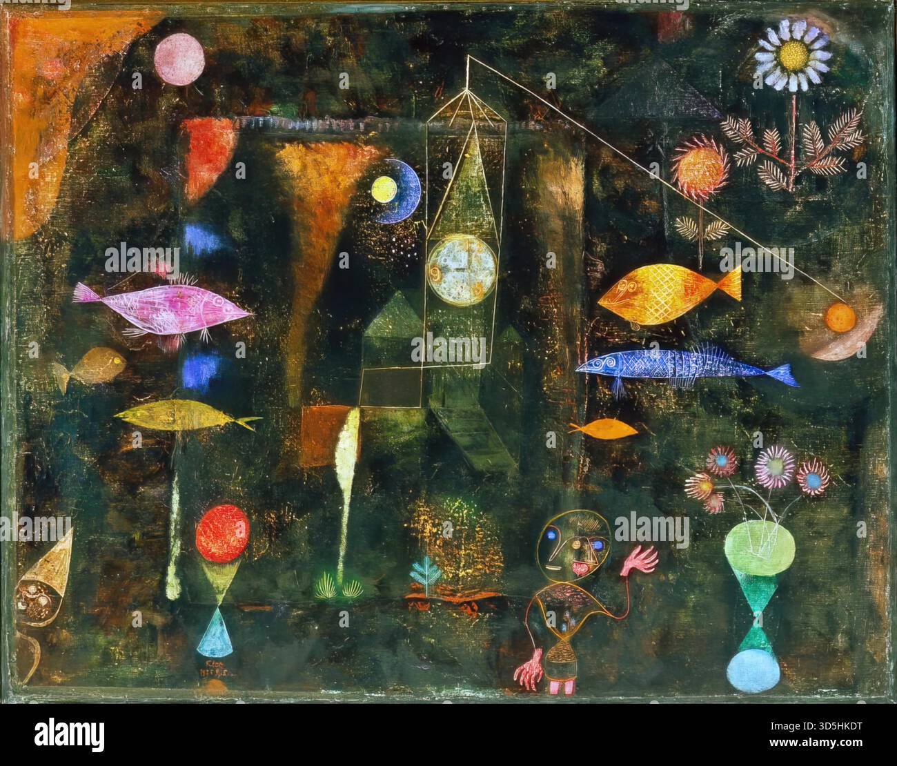 Fish 1925 Magic theory Stock Vector Images - Alamy