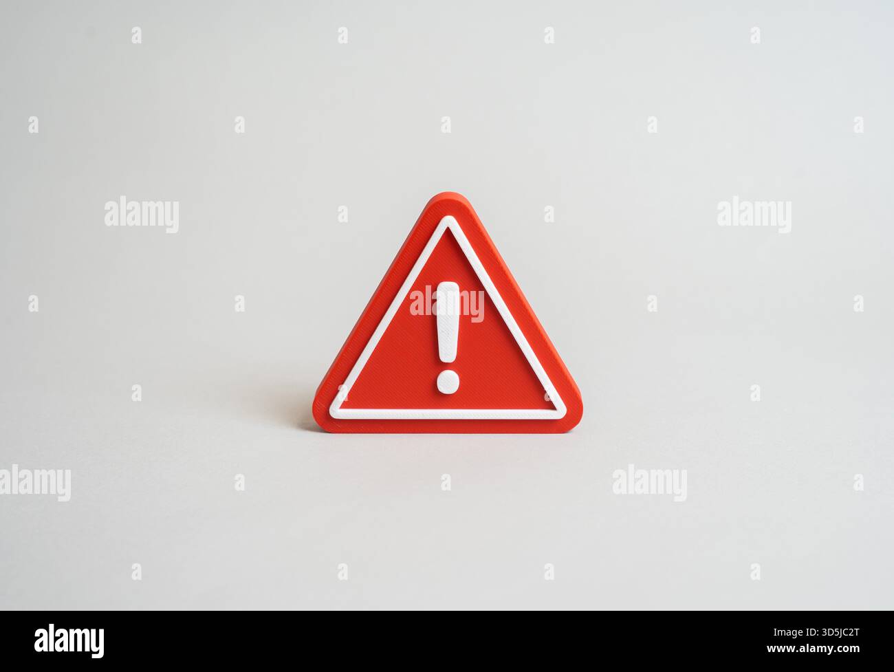 Red warning sign. Critical danger and important message. Used for ...
