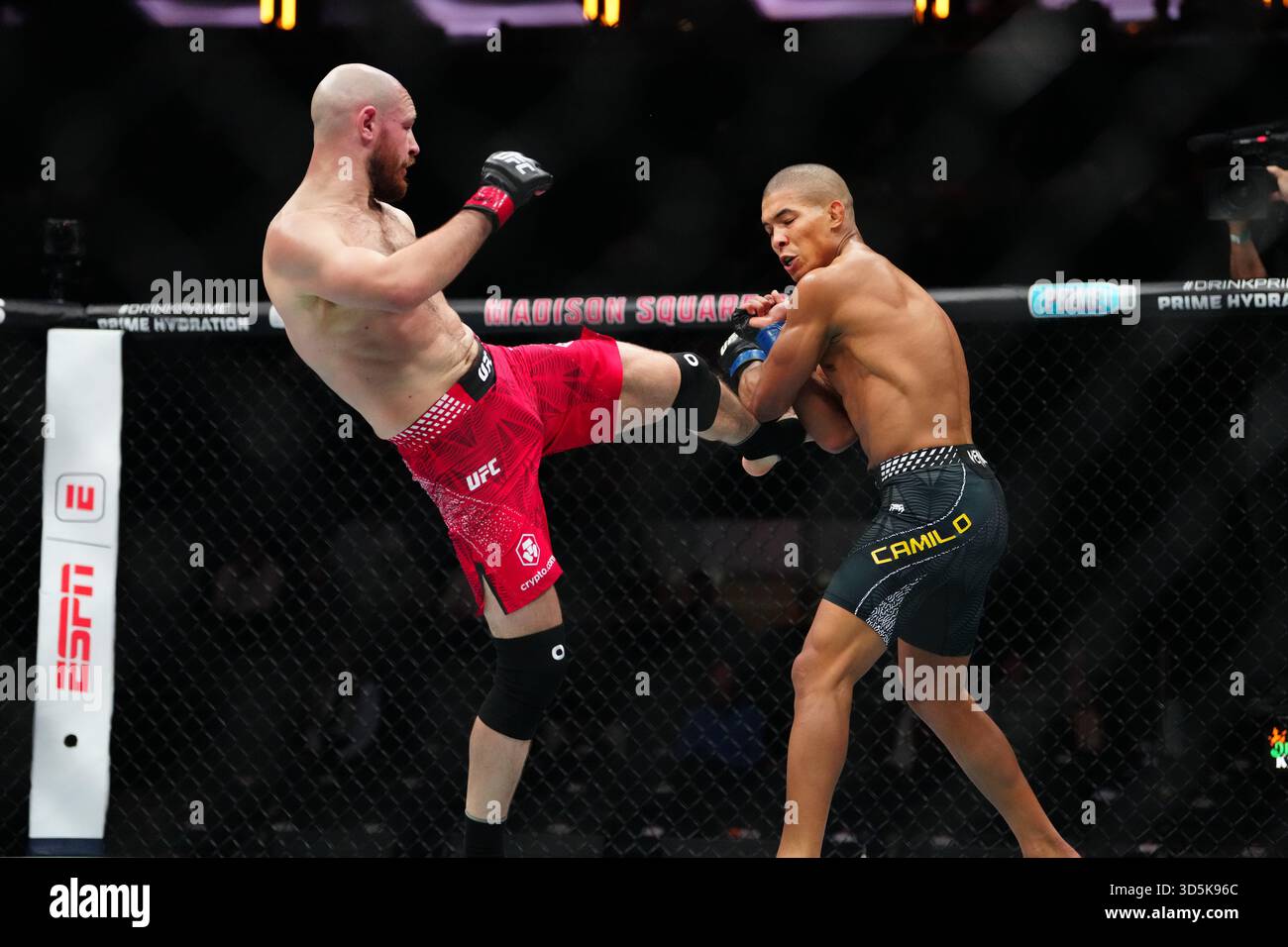 Short UFC Porté En Combat Signé Par Viacheslav Borshev - Pièce Unique De Collection