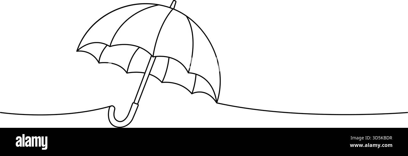 Umbrella line drawing hi-res stock photography and images - Page