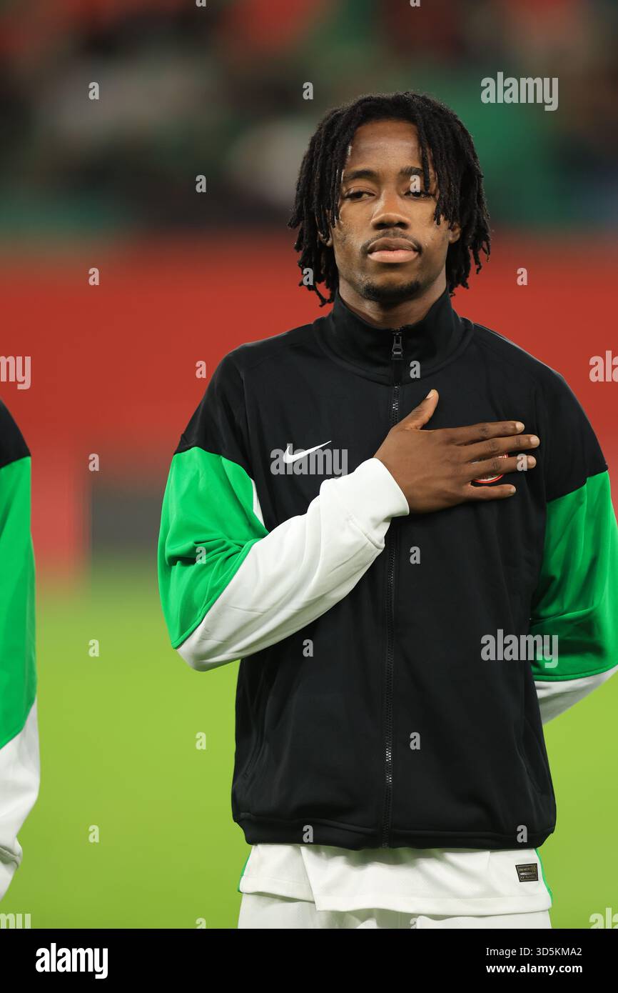 Rabat, Morocco. 16th Nov, 2025, Nigeria vs DR Congo, Fifa World Cup ...