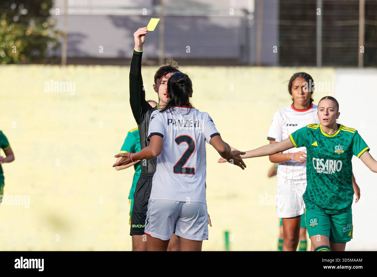 during the Italian Woman Serie C football match between CUS Cosenza and ...