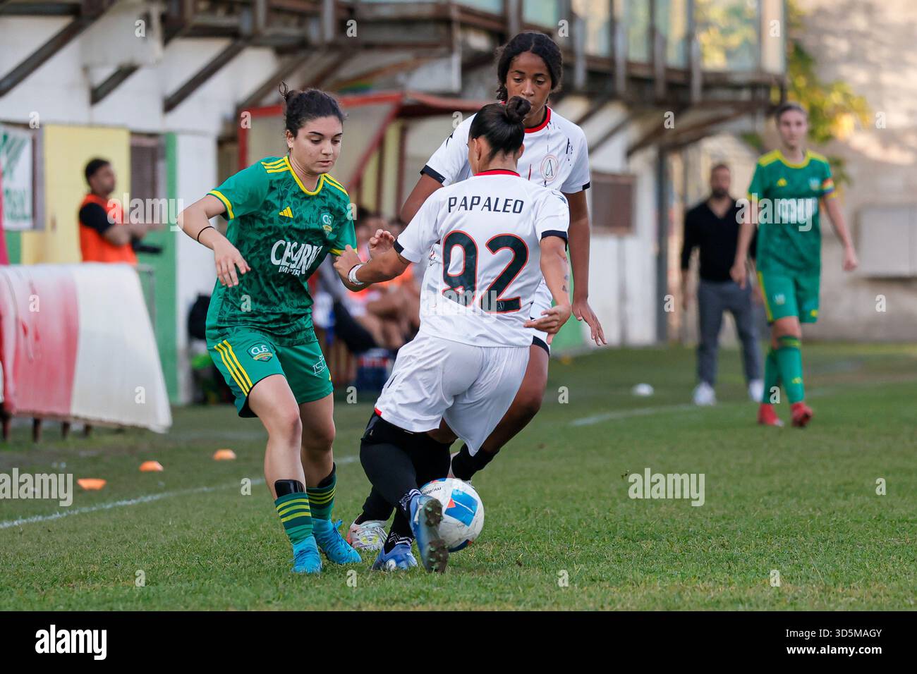 during the Italian Woman Serie C football match between CUS Cosenza and ...