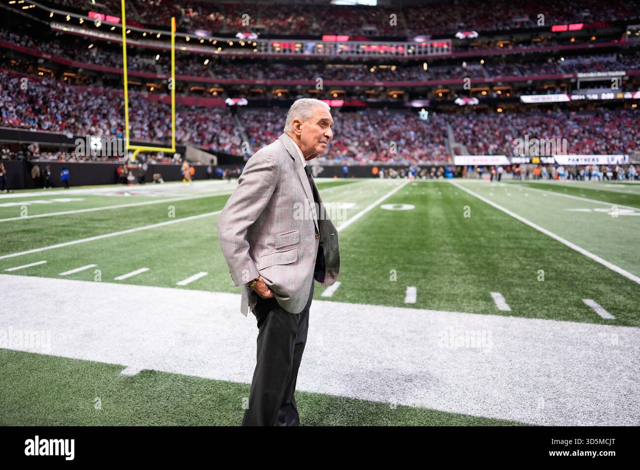Falcons Owner Atlanta Falcons owner Arthur Blank watches from the sideline in the ...