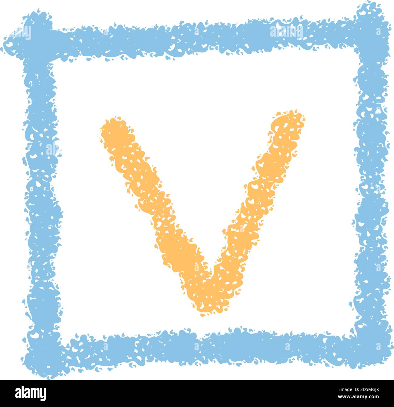 Yellow check box symbol Stock Vector Images - Alamy