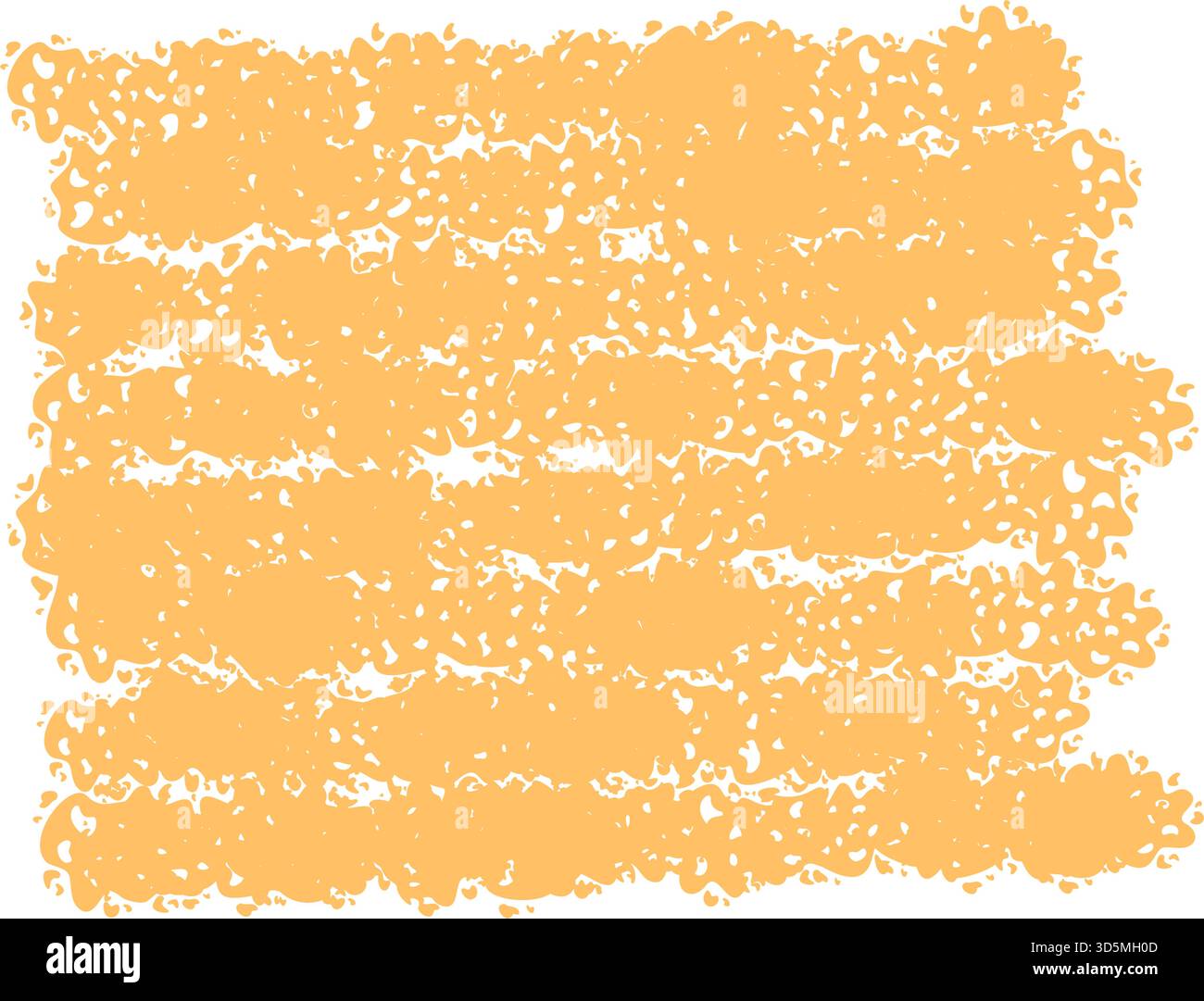 Chalk Scribble Textbox Rectangle Orange Banner Stock Vector