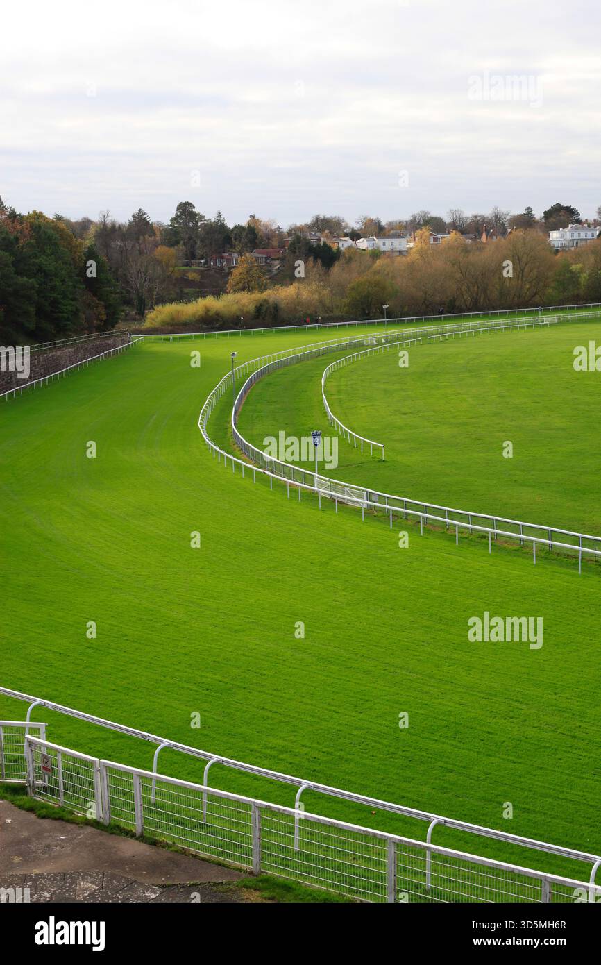 The Roodee Chester racecourse viewed from a A walk around Chester City ...