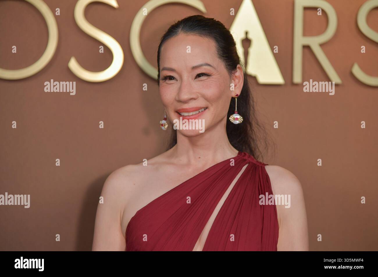 Lucy Liu arrives at the 16th Governors Awards on Sunday, Nov. 16, 2025