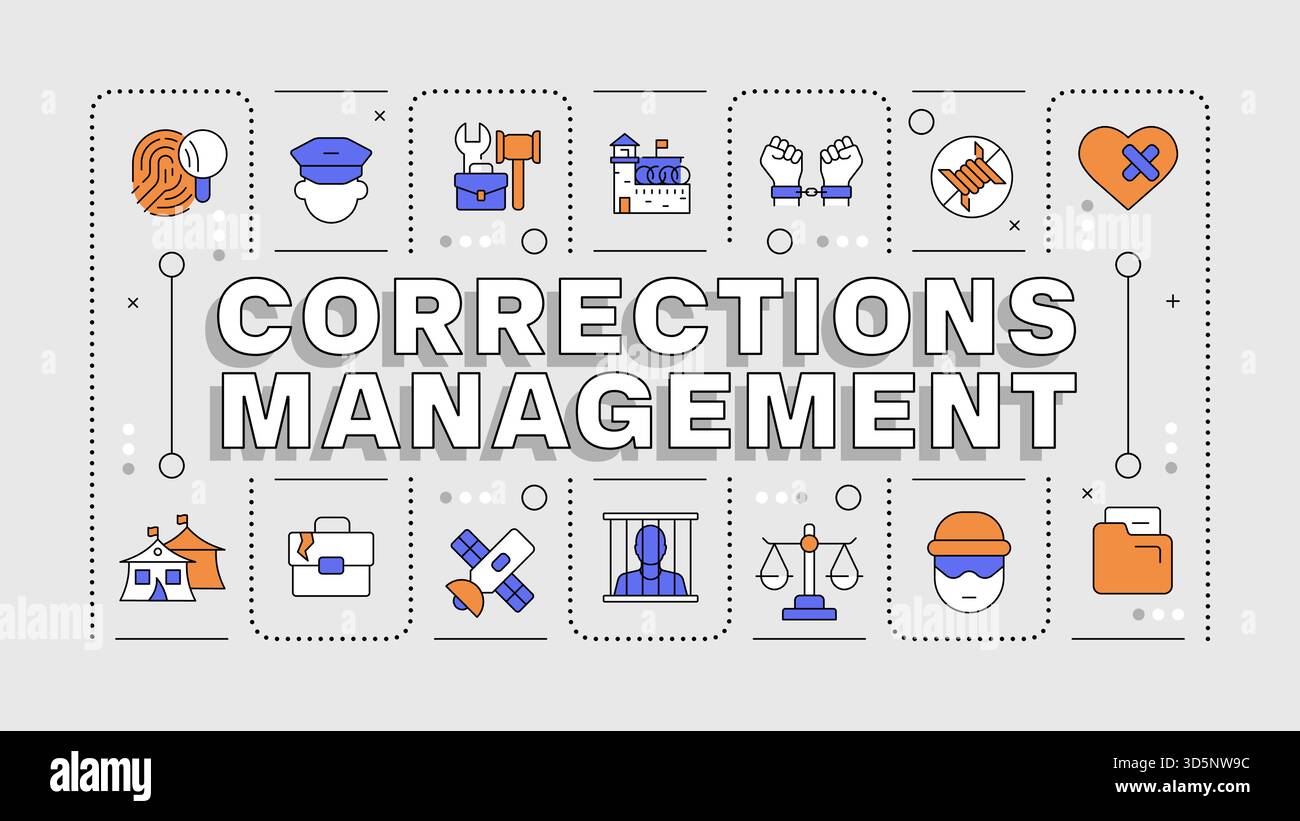 Corrections management white word concept Stock Vector Image & Art - Alamy