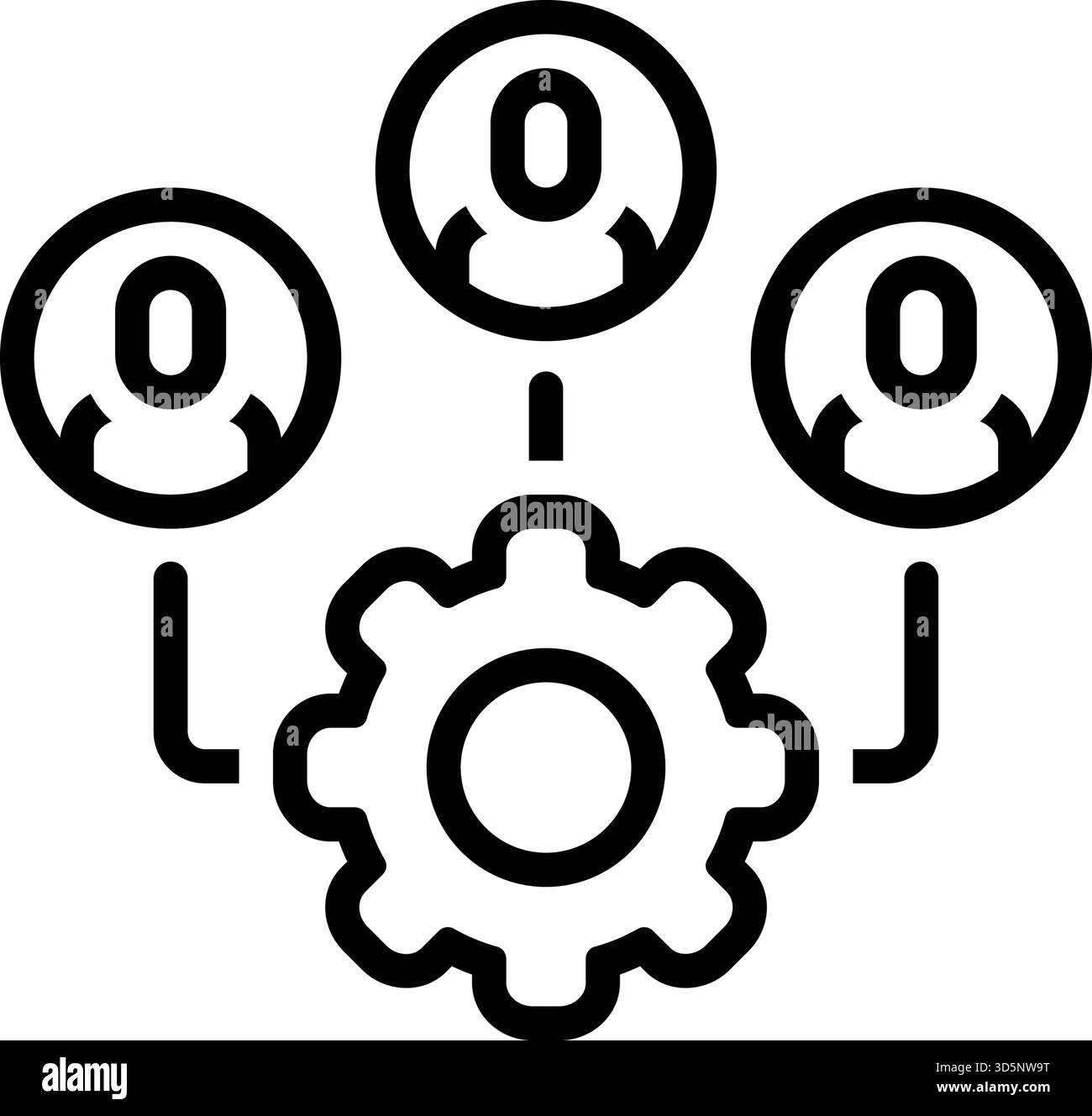 Icon for stakeholder communication, stakeholder Stock Vector Image ...