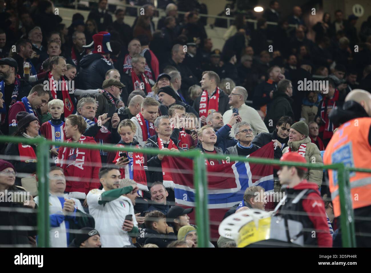 Norway Fans During The Fifa World Cup 2026 Qualifiers Football Match norway-fans-during-the-fifa-world-cup-2026-qualifiers-football-match