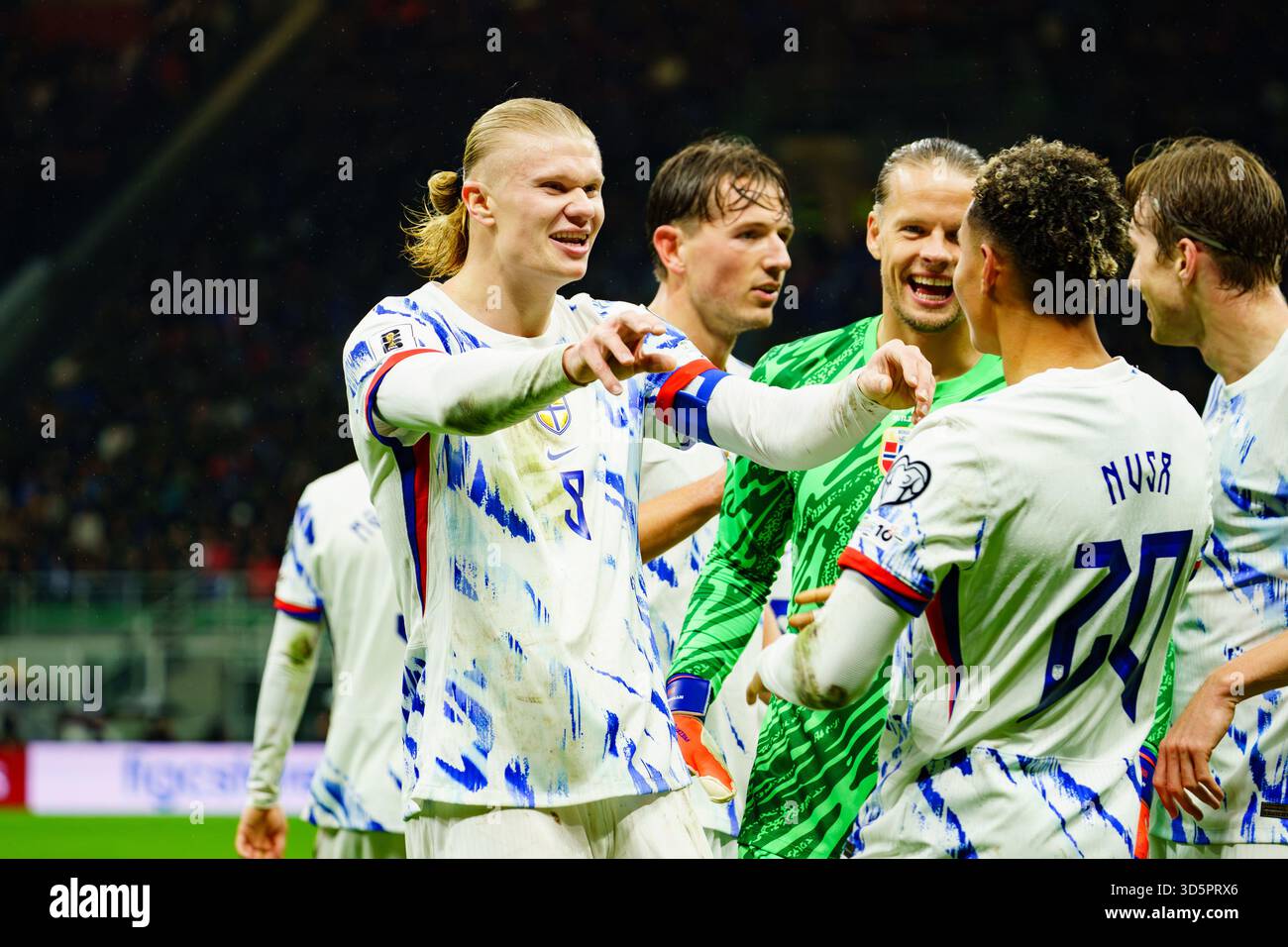 Antonio Nusa Norway Celebrates The Goal With Erling Haaland Norway antonio-nusa-norway-celebrates-the-goal-with-erling-haaland-norway