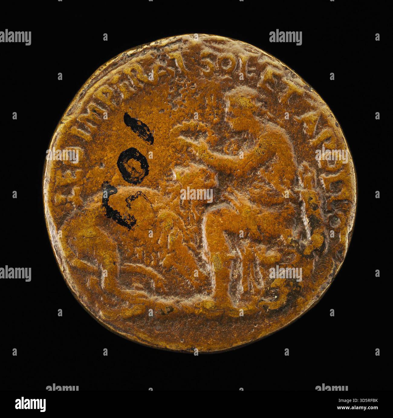 This 1556–1558 reverse relief by Alessandro Vittoria depicts Apollo ...